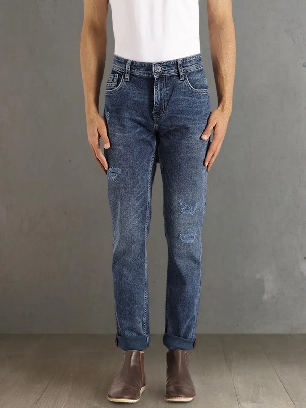 Indian Terrain Men Blue Jeans